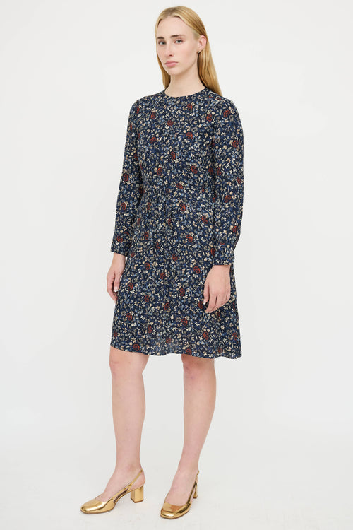 Chloé Patterned Pleated Dress