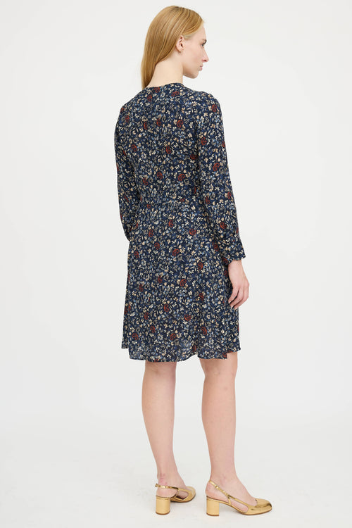Chloé Patterned Pleated Dress