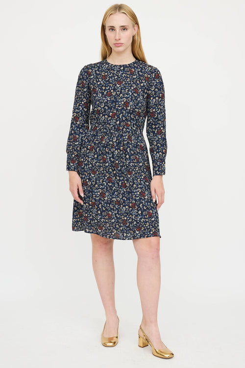 Chloé Patterned Pleated Dress