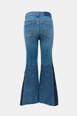 Chloé Patchwork Flared Leg Jeans