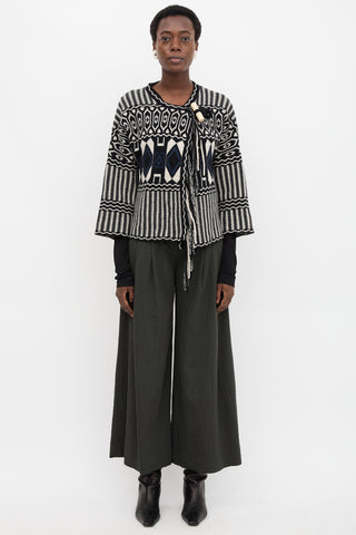 Chloé Patterned Blanket Jacket