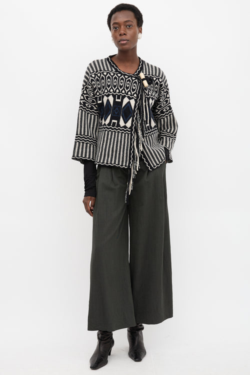 Chloé Patterned Blanket Jacket