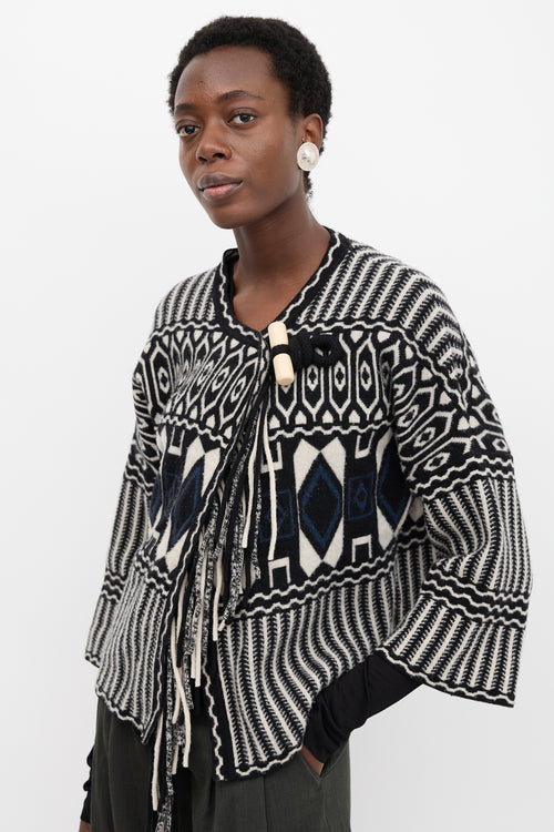 Chloé Patterned Blanket Jacket