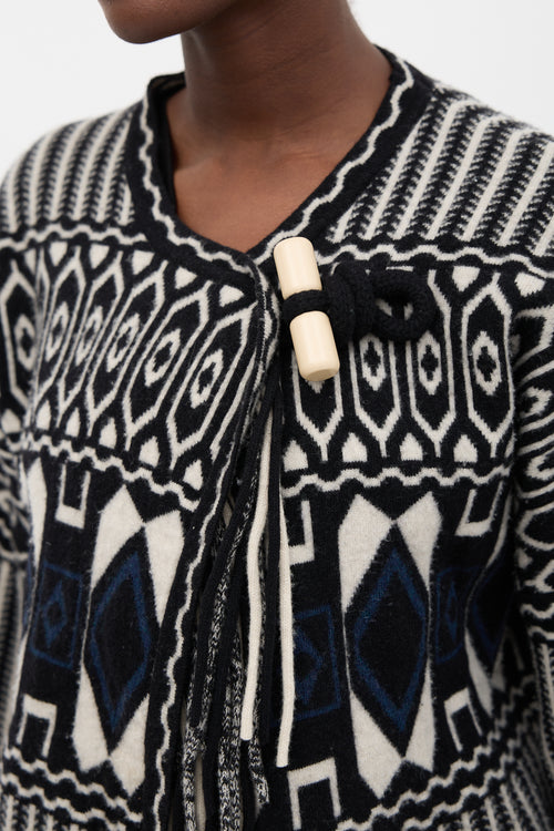 Chloé Patterned Blanket Jacket