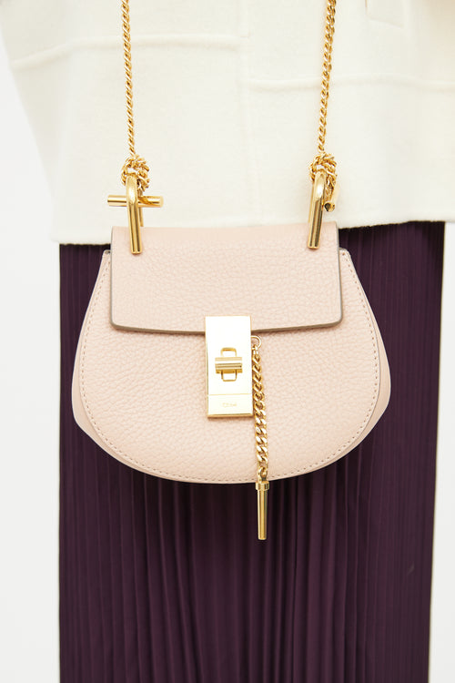 Chloé Pink Drew Crossbody Bag