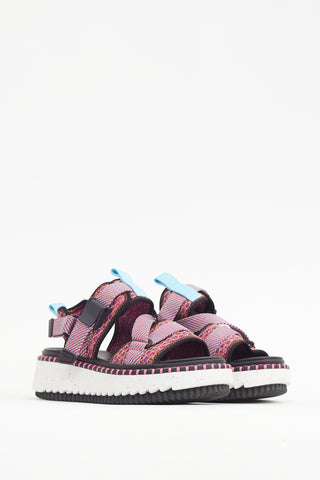 Chloé Pink & Multicolour Lilli Sandal