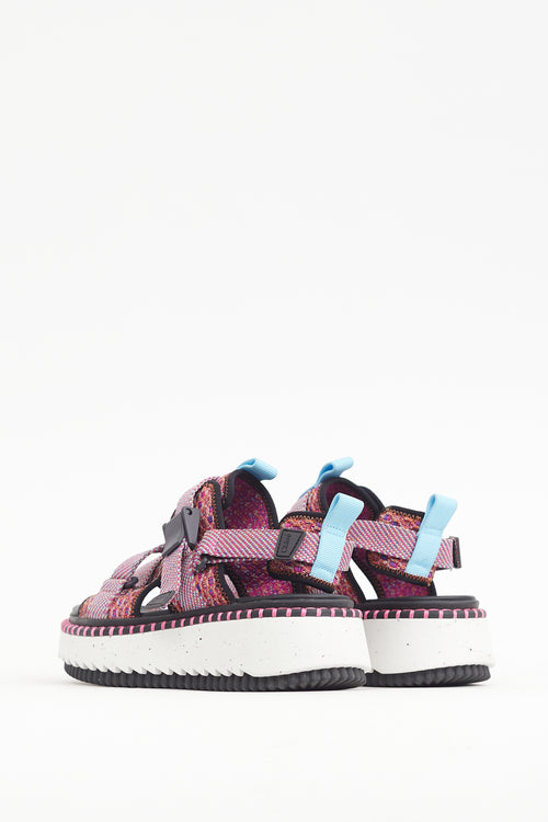 Chloé Pink & Multicolour Lilli Sandal