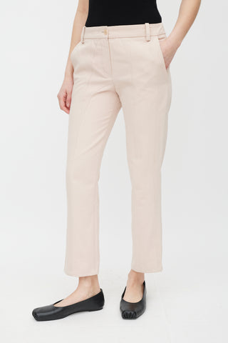 Chloé Pink Panelled Slim Trouser