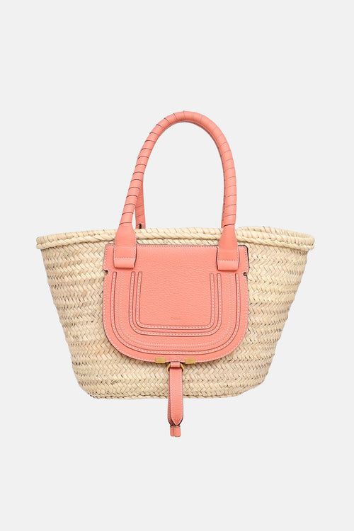 Chloé Straw Marcie Tote Bag