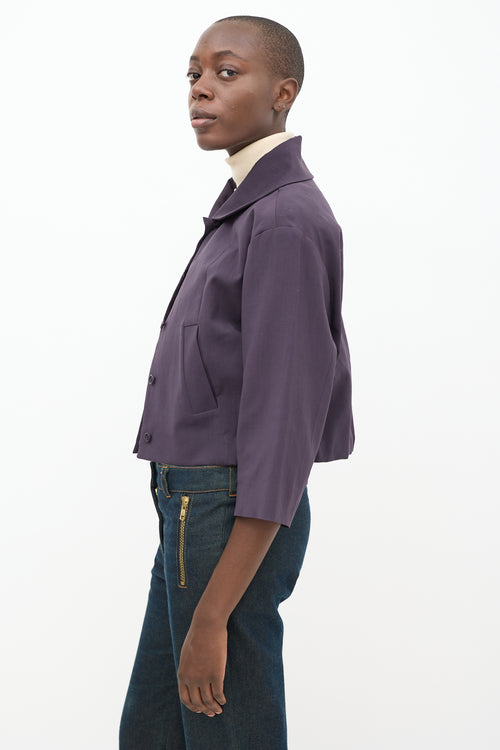 Chloe Purple Two Pocket Jacket