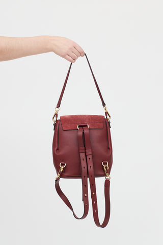 Leather & Suede Faye Backpack