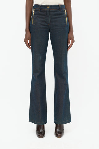 Chloé SS 2001 Dark Wash Sequin Jeans