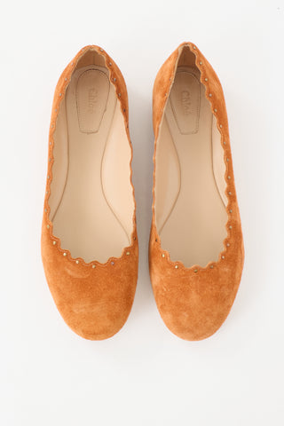 Chloé Suede Lauren Flat