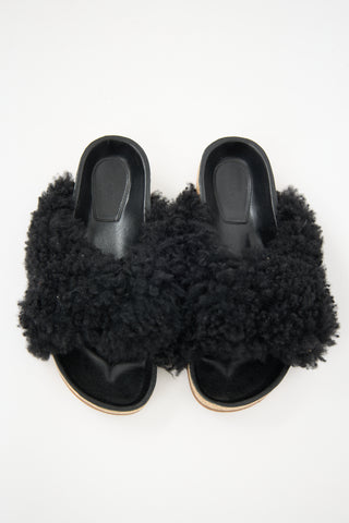 Chloé Shearling Kerenn Slide
