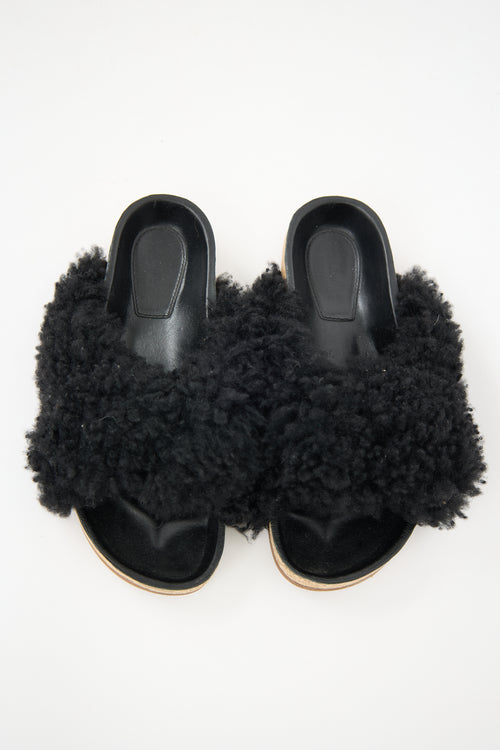Chloé Shearling Kerenn Slide