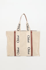 Chloé Shearling Large Woody Tote Bag