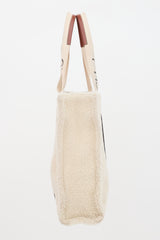 Chloé Shearling Large Woody Tote Bag