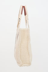 Chloé Shearling Large Woody Tote Bag