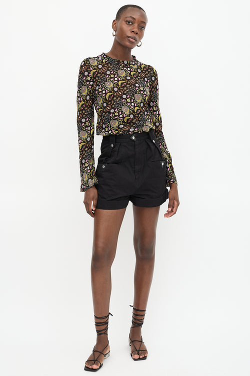 Chloé Sheer Floral Top