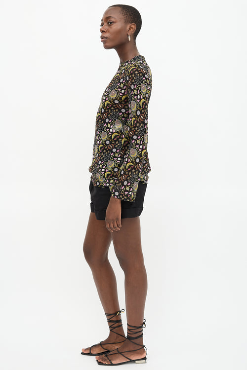 Chloé Sheer Floral Top