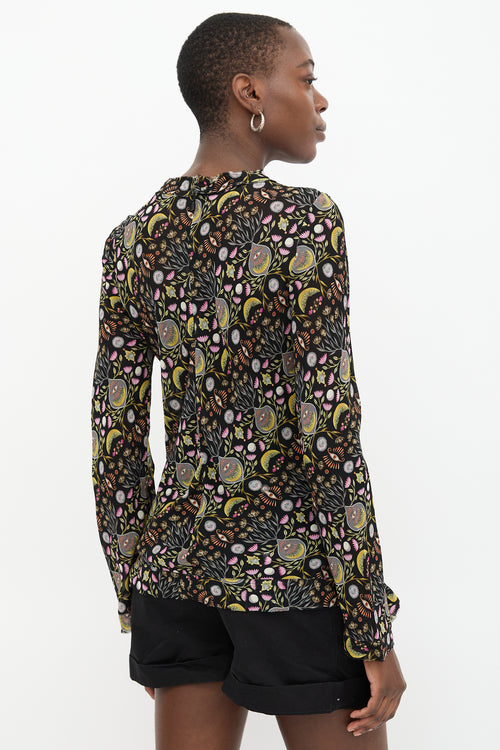 Chloé Sheer Floral Top