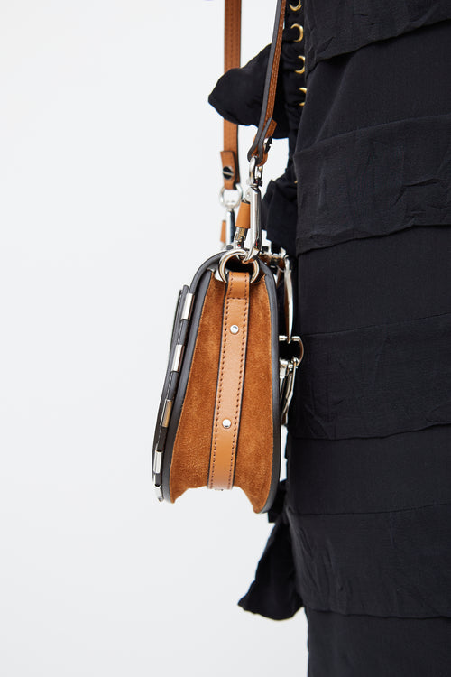 Chloé Silver & Brown Nile Bracelet Bag