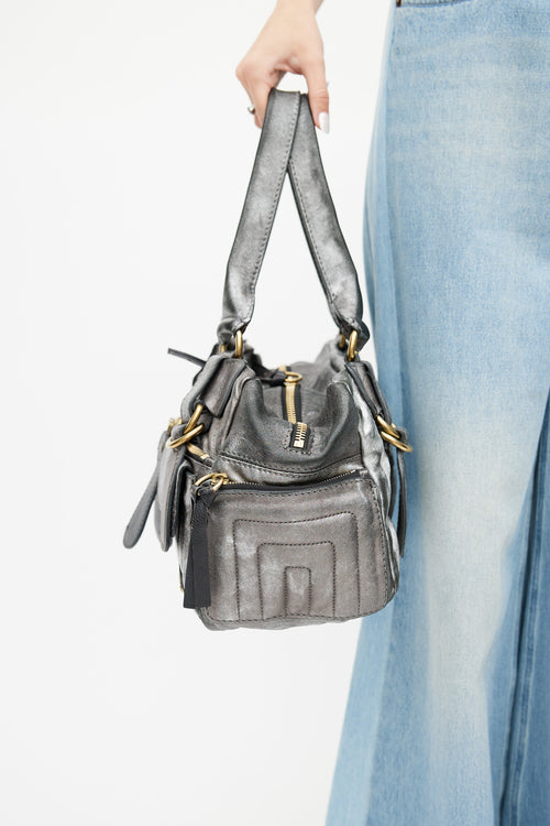 Chloé Silver & Gold Bay Shoulder Bag