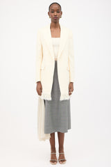 Chloé Spring 2022 Silk Boucle Fringe Jacket