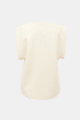 Chloé Stitched Pleated Boxy Top
