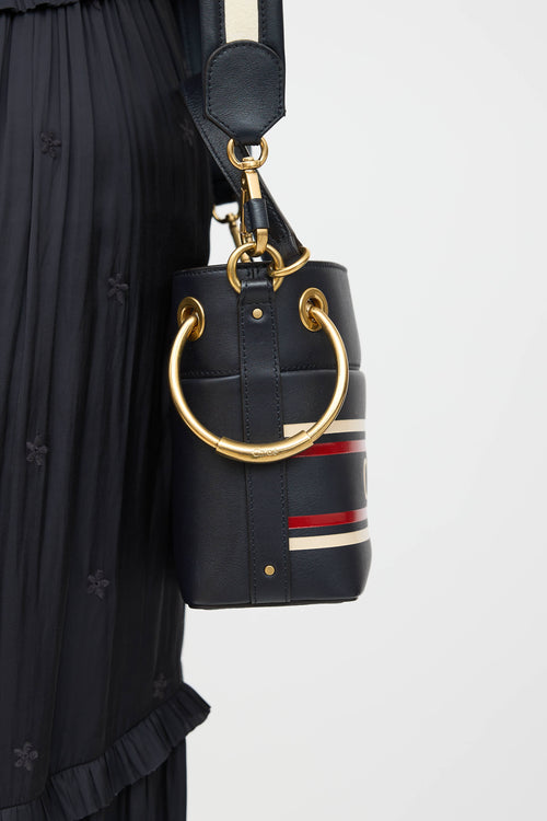 Chloé Striped Roy Bucket Bag