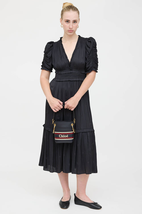 Chloé Striped Roy Bucket Bag