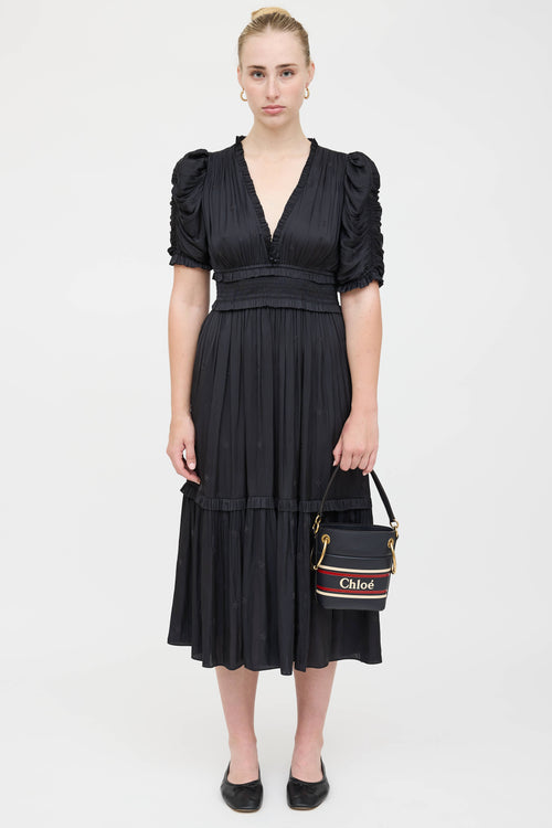 Chloé Striped Roy Bucket Bag