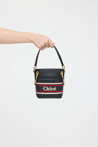 Chloé Striped Roy Bucket Bag