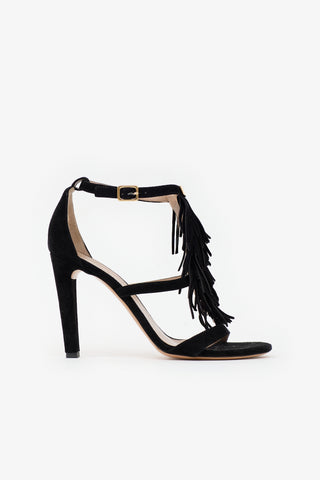 Chloé Suede Fringe Sandal