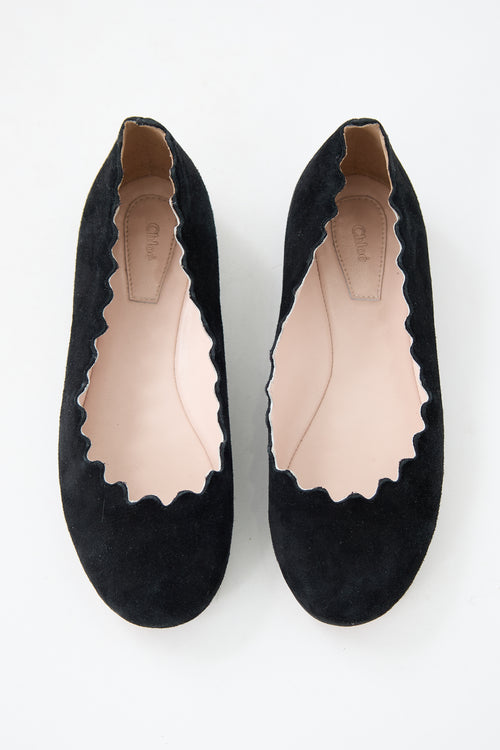 Chloé Suede Lauren Ballet Flat