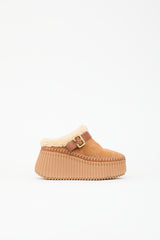 Chloé Suede Nama Wedge Mule