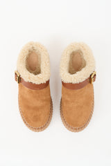 Chloé Suede Nama Wedge Mule