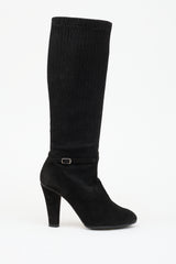 Chloé Suede Ribbed Boot