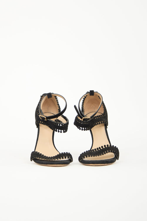 Chloé Suede Trimmed Heel