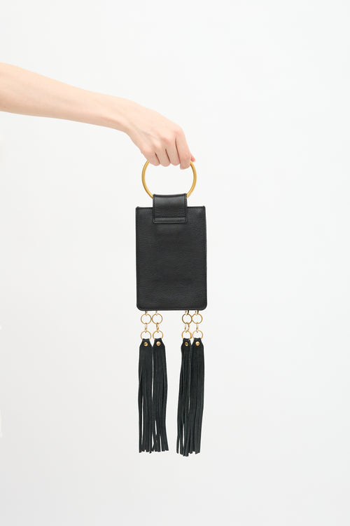 Chloé Suede & Leather Mini Jane Bracelet Bag