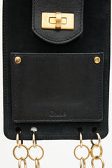 Chloé Suede & Leather Mini Jane Bracelet Bag