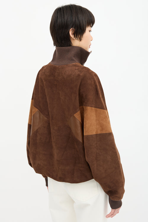 Chloé Suede & Leather Patchwork Jacket