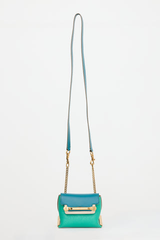 Chloé Tricolour Leather Mini Clare Bag