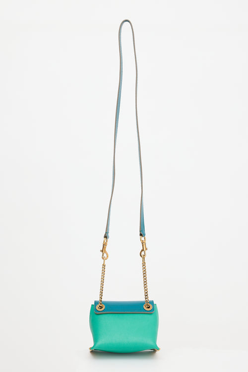 Chloé Tricolour Leather Mini Clare Bag