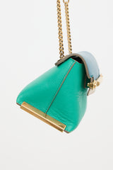 Chloé Tricolour Leather Mini Clare Bag
