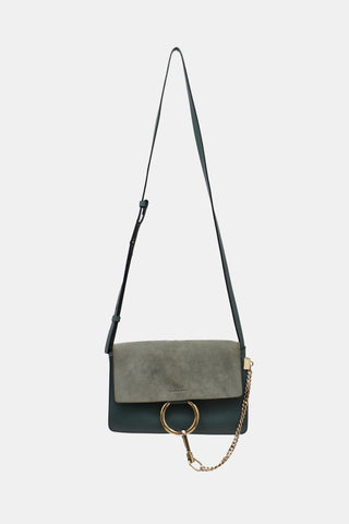 Chloé Leather & Suede Small Faye Bag
