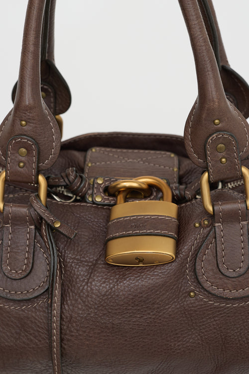 Chloé Vintage Leather Paddington Bag