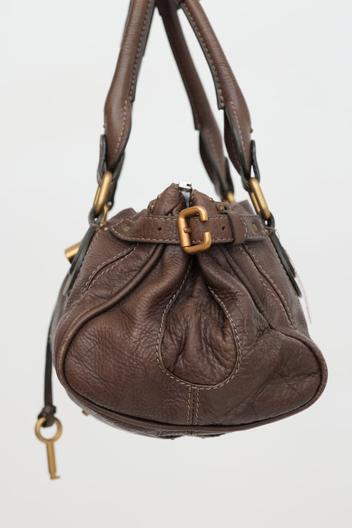Chloé Vintage Leather Paddington Bag