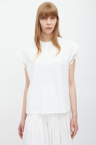 Chloé White Lace T-Shirt