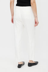 Chloé White Tapered Trouser